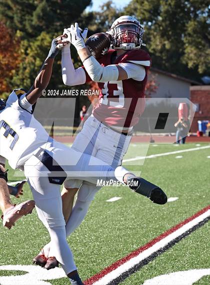 Thumbnail 1 in King's Academy @ Sacred Heart Prep (CCS D4 Quarterfinal) photogallery.