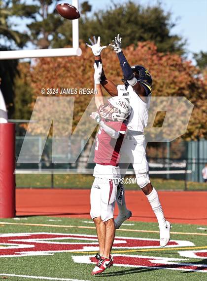 Thumbnail 1 in King's Academy @ Sacred Heart Prep (CCS D4 Quarterfinal) photogallery.