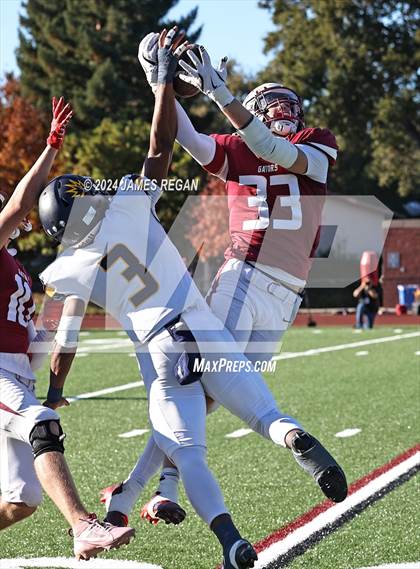 Thumbnail 3 in King's Academy @ Sacred Heart Prep (CCS D4 Quarterfinal) photogallery.