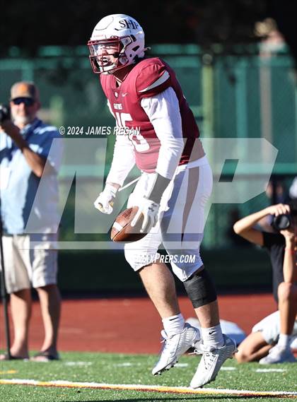 Thumbnail 1 in King's Academy @ Sacred Heart Prep (CCS D4 Quarterfinal) photogallery.