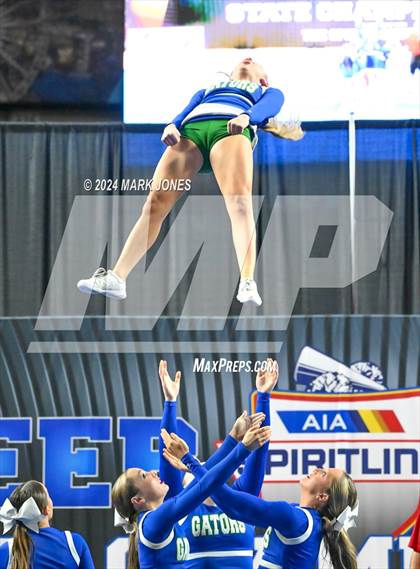 Thumbnail 1 in Xavier College Prep - Stunt Game Day Championships (AIA Division I)  photogallery.