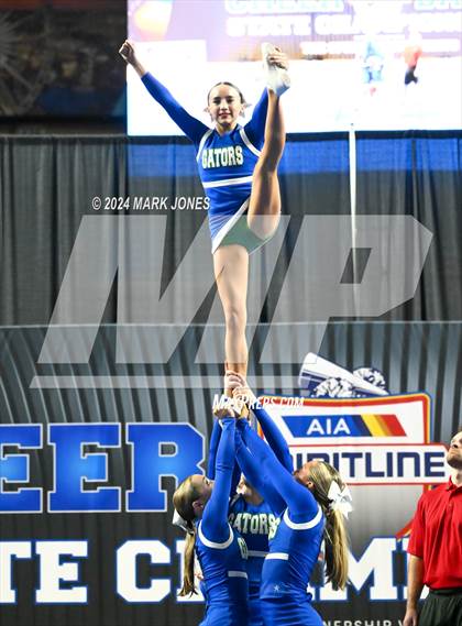 Thumbnail 1 in Xavier College Prep - Stunt Game Day Championships (AIA Division I)  photogallery.