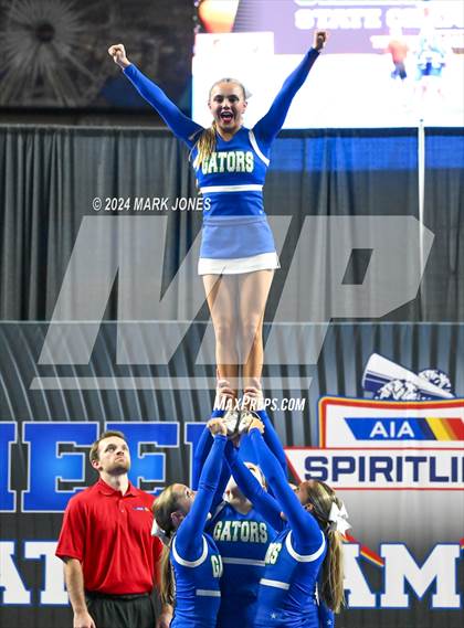 Thumbnail 1 in Xavier College Prep - Stunt Game Day Championships (AIA Division I)  photogallery.