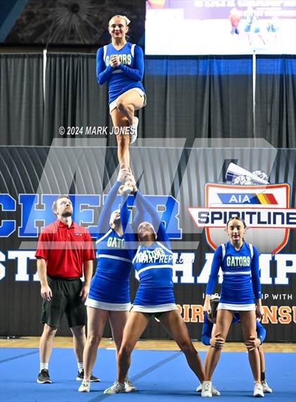 Thumbnail 1 in Xavier College Prep - Stunt Game Day Championships (AIA Division I)  photogallery.