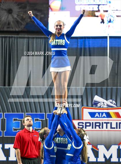 Thumbnail 2 in Xavier College Prep - Stunt Game Day Championships (AIA Division I)  photogallery.