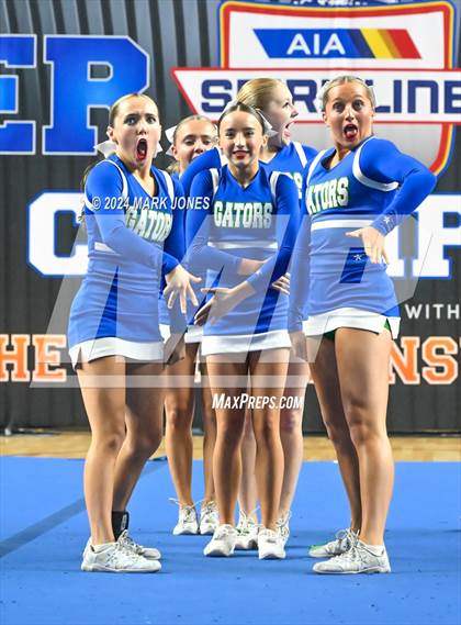 Thumbnail 2 in Xavier College Prep - Stunt Game Day Championships (AIA Division I)  photogallery.