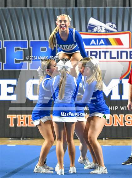 Thumbnail 2 in Xavier College Prep - Stunt Game Day Championships (AIA Division I)  photogallery.