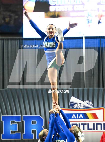 Thumbnail 2 in Xavier College Prep - Stunt Game Day Championships (AIA Division I)  photogallery.