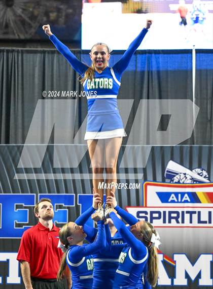 Thumbnail 3 in Xavier College Prep - Stunt Game Day Championships (AIA Division I)  photogallery.
