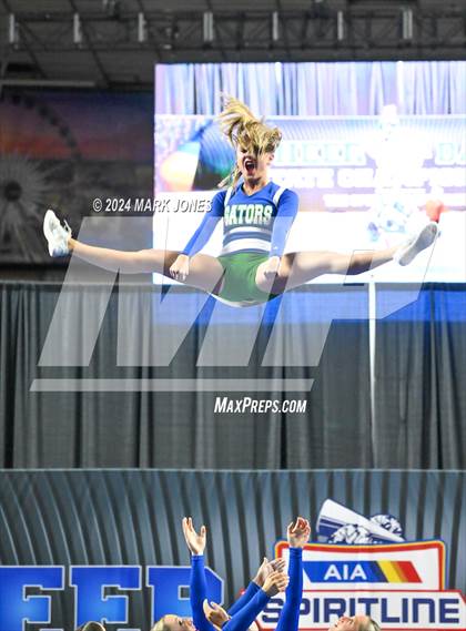 Thumbnail 2 in Xavier College Prep - Stunt Game Day Championships (AIA Division I)  photogallery.