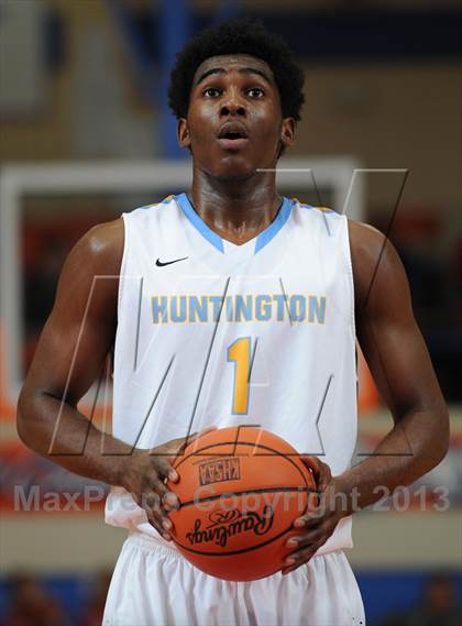 Thumbnail 1 in Huntington St. Joseph Prep vs Atlanta Sports Academy (Marshall County Hoopfest) photogallery.