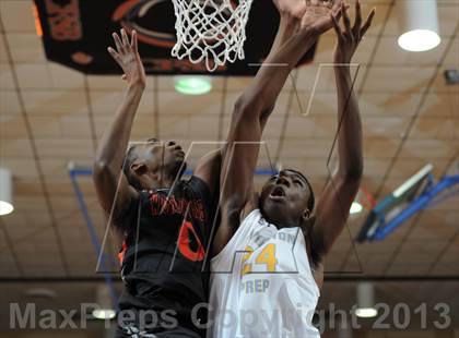 Thumbnail 1 in Huntington St. Joseph Prep vs Atlanta Sports Academy (Marshall County Hoopfest) photogallery.