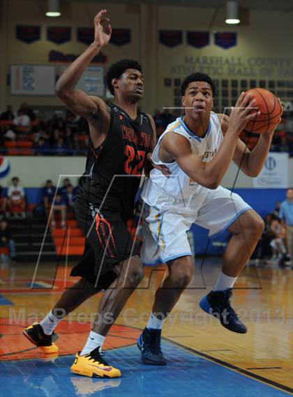 Thumbnail 1 in Huntington St. Joseph Prep vs Atlanta Sports Academy (Marshall County Hoopfest) photogallery.