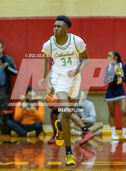 Thumbnail 1 in Cathedral vs. Lawrence North (IHSAA 4A Sectional Final) photogallery.