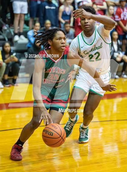 Thumbnail 2 in Cathedral vs. Lawrence North (IHSAA 4A Sectional Final) photogallery.