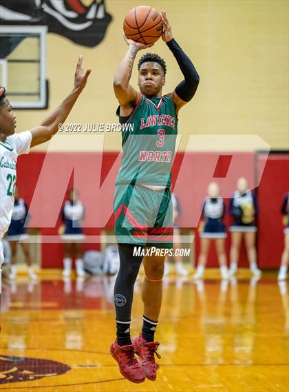 Thumbnail 3 in Cathedral vs. Lawrence North (IHSAA 4A Sectional Final) photogallery.