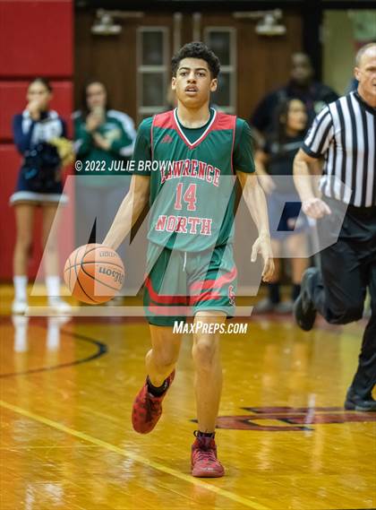 Thumbnail 3 in Cathedral vs. Lawrence North (IHSAA 4A Sectional Final) photogallery.