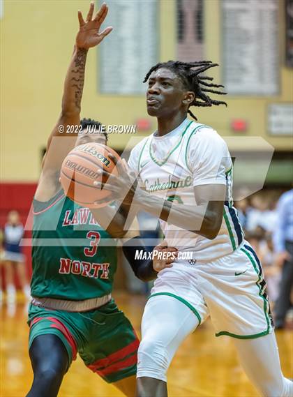Thumbnail 2 in Cathedral vs. Lawrence North (IHSAA 4A Sectional Final) photogallery.