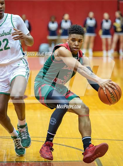 Thumbnail 3 in Cathedral vs. Lawrence North (IHSAA 4A Sectional Final) photogallery.