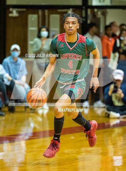 Thumbnail 1 in Cathedral vs. Lawrence North (IHSAA 4A Sectional Final) photogallery.
