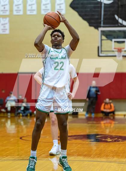 Thumbnail 1 in Cathedral vs. Lawrence North (IHSAA 4A Sectional Final) photogallery.