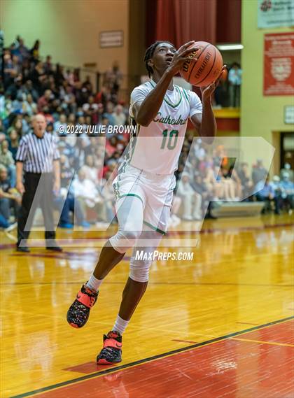 Thumbnail 2 in Cathedral vs. Lawrence North (IHSAA 4A Sectional Final) photogallery.
