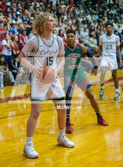 Thumbnail 1 in Cathedral vs. Lawrence North (IHSAA 4A Sectional Final) photogallery.