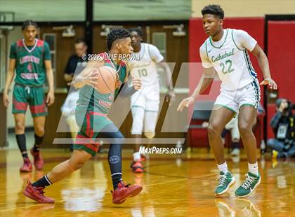 Thumbnail 2 in Cathedral vs. Lawrence North (IHSAA 4A Sectional Final) photogallery.