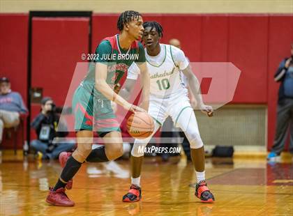 Thumbnail 1 in Cathedral vs. Lawrence North (IHSAA 4A Sectional Final) photogallery.