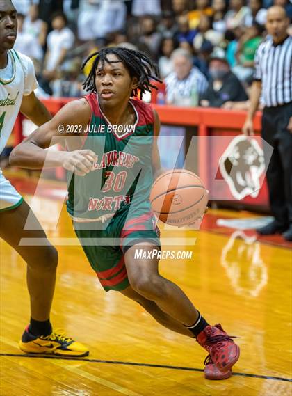 Thumbnail 2 in Cathedral vs. Lawrence North (IHSAA 4A Sectional Final) photogallery.