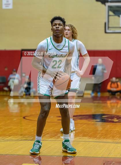 Thumbnail 3 in Cathedral vs. Lawrence North (IHSAA 4A Sectional Final) photogallery.