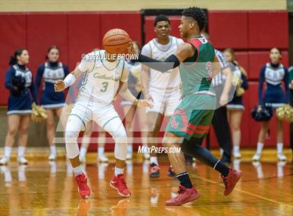 Thumbnail 1 in Cathedral vs. Lawrence North (IHSAA 4A Sectional Final) photogallery.
