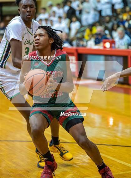 Thumbnail 1 in Cathedral vs. Lawrence North (IHSAA 4A Sectional Final) photogallery.