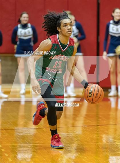 Thumbnail 1 in Cathedral vs. Lawrence North (IHSAA 4A Sectional Final) photogallery.