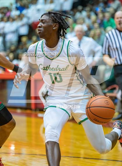 Thumbnail 3 in Cathedral vs. Lawrence North (IHSAA 4A Sectional Final) photogallery.