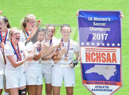 Thumbnail 1 in Franklin Academy vs. Community School of Davidson (NCHSAA 1A Final) photogallery.