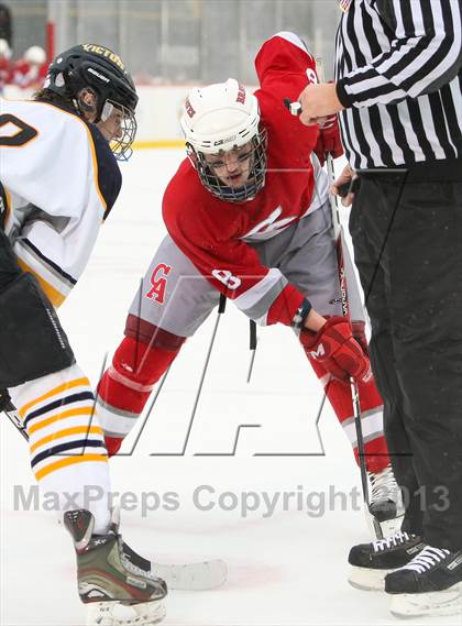 Thumbnail 3 in Canandaigua Academy vs. Victor (Frozen Frontier) photogallery.