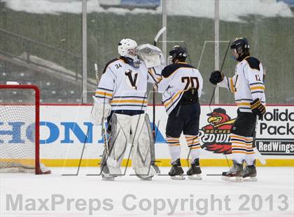 Thumbnail 1 in Canandaigua Academy vs. Victor (Frozen Frontier) photogallery.