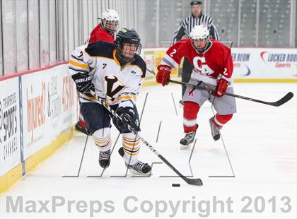Thumbnail 1 in Canandaigua Academy vs. Victor (Frozen Frontier) photogallery.