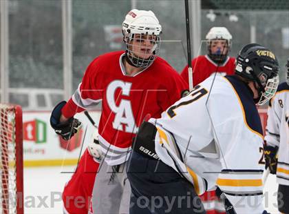 Thumbnail 1 in Canandaigua Academy vs. Victor (Frozen Frontier) photogallery.