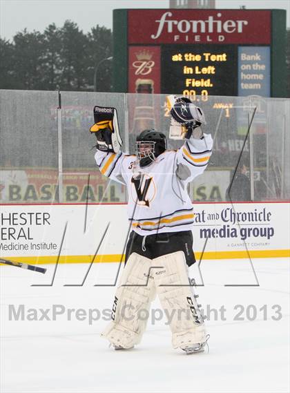 Thumbnail 1 in Canandaigua Academy vs. Victor (Frozen Frontier) photogallery.