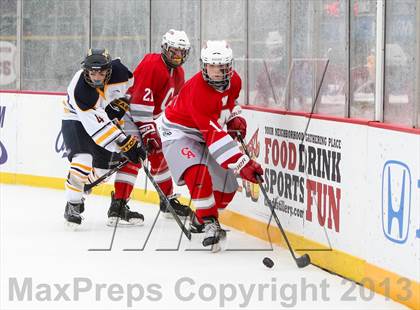 Thumbnail 1 in Canandaigua Academy vs. Victor (Frozen Frontier) photogallery.