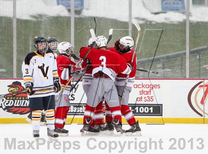 Thumbnail 1 in Canandaigua Academy vs. Victor (Frozen Frontier) photogallery.