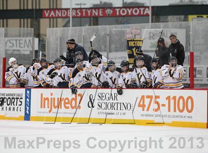 Thumbnail 3 in Canandaigua Academy vs. Victor (Frozen Frontier) photogallery.