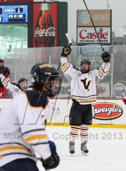 Thumbnail 2 in Canandaigua Academy vs. Victor (Frozen Frontier) photogallery.
