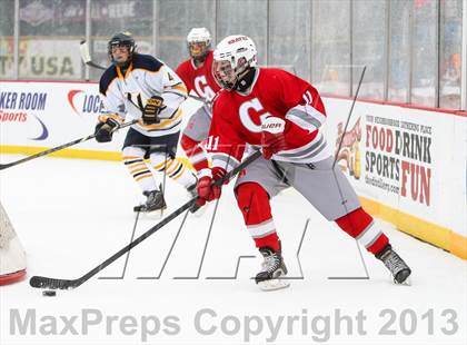 Thumbnail 3 in Canandaigua Academy vs. Victor (Frozen Frontier) photogallery.