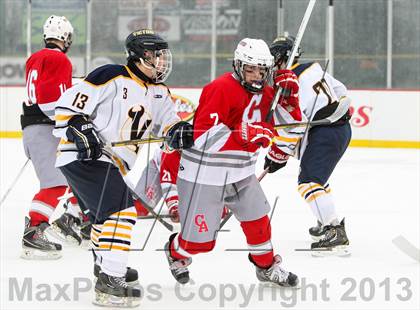 Thumbnail 1 in Canandaigua Academy vs. Victor (Frozen Frontier) photogallery.