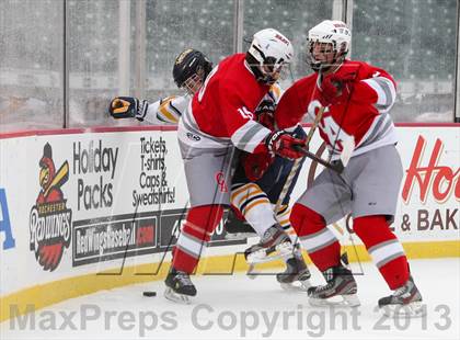 Thumbnail 1 in Canandaigua Academy vs. Victor (Frozen Frontier) photogallery.