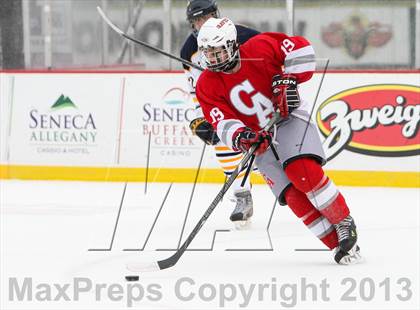 Thumbnail 1 in Canandaigua Academy vs. Victor (Frozen Frontier) photogallery.