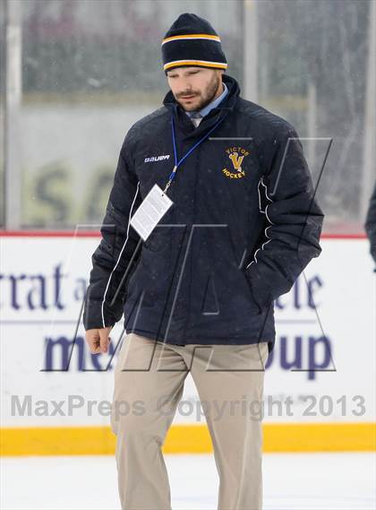 Thumbnail 1 in Canandaigua Academy vs. Victor (Frozen Frontier) photogallery.